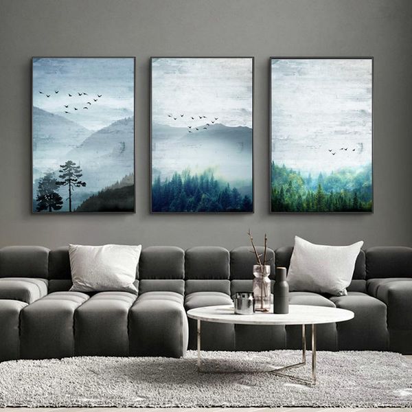 paintings modern canvas painting nordic landscape posters and prints mountain forest tree wall pictures for living room home decoration
paintings modern canvas painting nordic landscape posters and prints mountain forest tree wall pictures for living room home decoration
