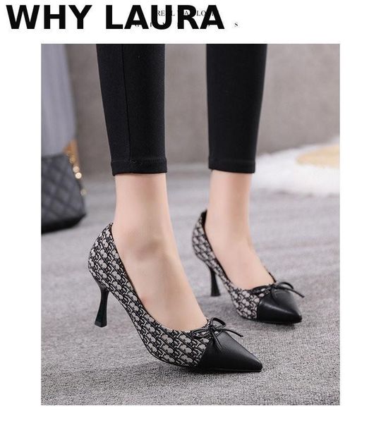 dress shoes european and american elegant high heels 2021 pointed stiletto black single ol professional women's fashi
dress shoes european and american elegant high heels 2021 pointed stiletto black single ol professional women's fashi