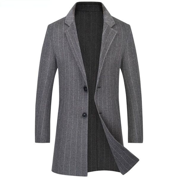 men's wool & blends men double-faced woolen overcoat single-breasted quality buttons male suit jacket warm trench pockets man long coat, Black
men's wool & blends men double-faced woolen overcoat single-breasted quality buttons male suit jacket warm trench pockets man long coat, Black