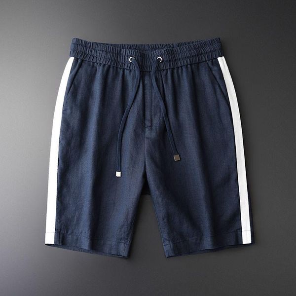 men's pants 2021 summer ramie fabric fashion color contrast casual shorts thin skin friendly and breathable for men, Black
men's pants 2021 summer ramie fabric fashion color contrast casual shorts thin skin friendly and breathable for men, Black