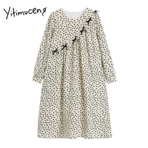 yitimuceng floral pint dresses women summer bow lace up high waist o-neck a-line loose solid korean fashion mini dress 210601, Black;gray
yitimuceng floral pint dresses women summer bow lace up high waist o-neck a-line loose solid korean fashion mini dress 210601, Black;gray