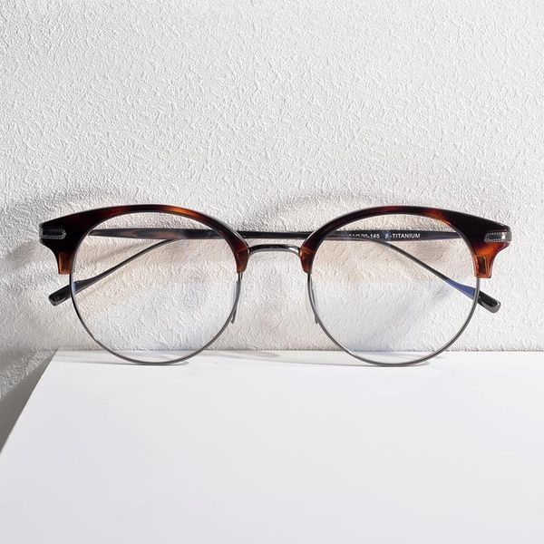 2021korean brand retro round pure titanium acetate glasses frame women circle myopia eyeglasses men optical prescription eyewear fashion sun, Black
2021korean brand retro round pure titanium acetate glasses frame women circle myopia eyeglasses men optical prescription eyewear fashion sun, Black