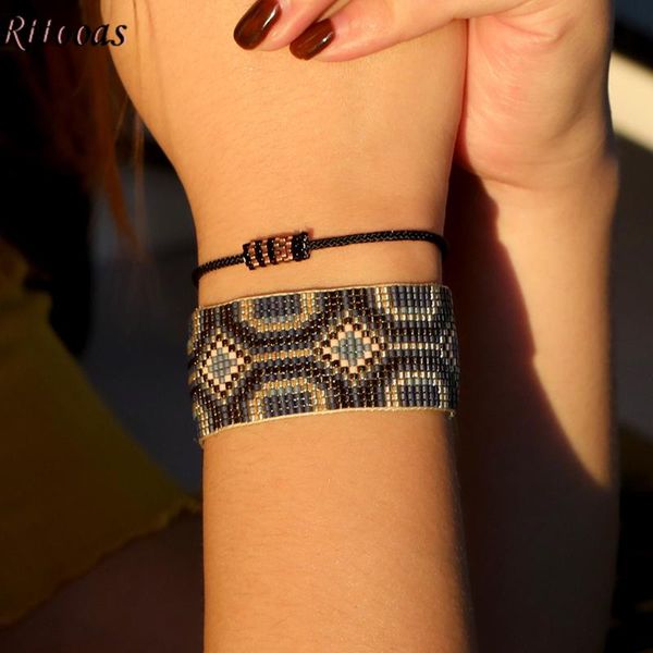 charm bracelets rttooas fashion geometries miyuki bracelet bileklik pulseras mujer 2021 handmade beaded bohemian summer jewelry, Golden;silver
charm bracelets rttooas fashion geometries miyuki bracelet bileklik pulseras mujer 2021 handmade beaded bohemian summer jewelry, Golden;silver