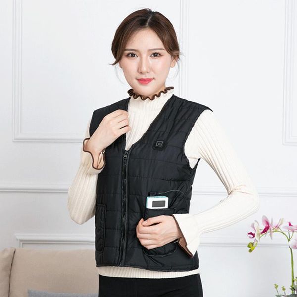 women's vests women men skiing electric warm three grades one button travel usb charging heating vest washable waistcoat fishing winter, Black;white
women's vests women men skiing electric warm three grades one button travel usb charging heating vest washable waistcoat fishing winter, Black;white