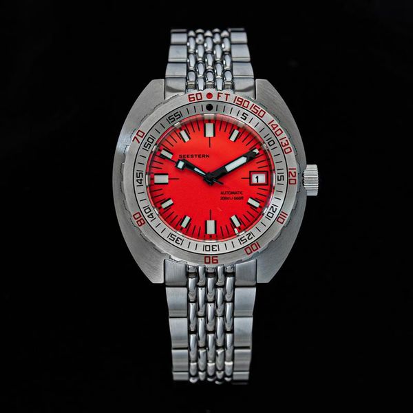wristwatches diver watch men sub300t brand automatic mechanical sapphire glass luminous date 200m turn bracelet seestern wristwatch, Slivery;brown
wristwatches diver watch men sub300t brand automatic mechanical sapphire glass luminous date 200m turn bracelet seestern wristwatch, Slivery;brown