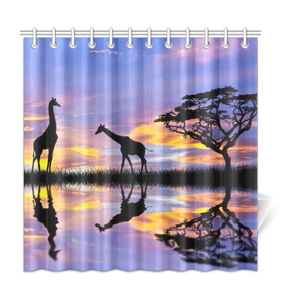 xiucoo african giraffe home bath decor polyester fabric shower curtain bathroom sets 72 x 72 inches
xiucoo african giraffe home bath decor polyester fabric shower curtain bathroom sets 72 x 72 inches