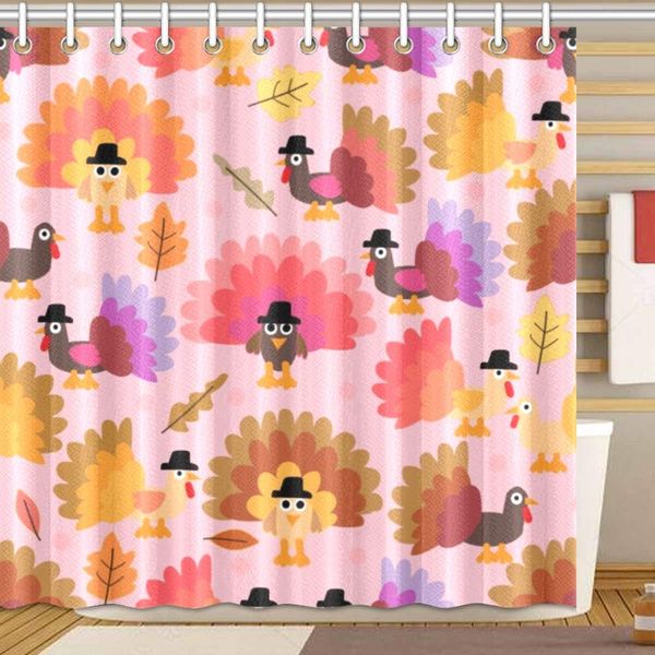 happy thanksgiving turkey shower curtain bathroom sets, novelty bath decoration polyester curtain
happy thanksgiving turkey shower curtain bathroom sets, novelty bath decoration polyester curtain