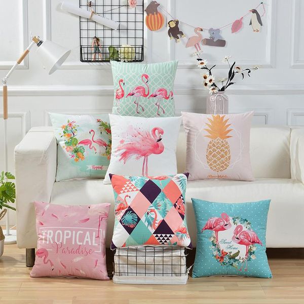 nordic style flamingo pattern print summer back lumbar cushion cover 18x18 inch 45x45cm decorative pillow case for sofa beds car cushion/dec
nordic style flamingo pattern print summer back lumbar cushion cover 18x18 inch 45x45cm decorative pillow case for sofa beds car cushion/dec