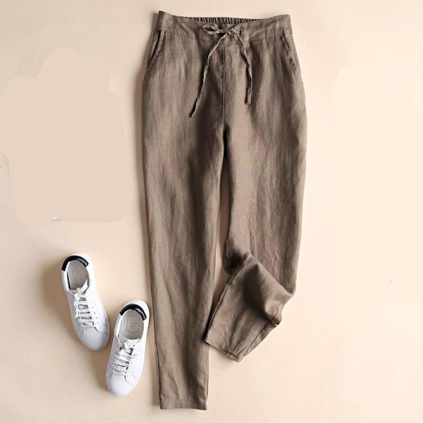 women's pants & capris cotton linen all match women 2021 summer vintage solid high waist straight ankle length lady elegant quality, Black;white
women's pants & capris cotton linen all match women 2021 summer vintage solid high waist straight ankle length lady elegant quality, Black;white