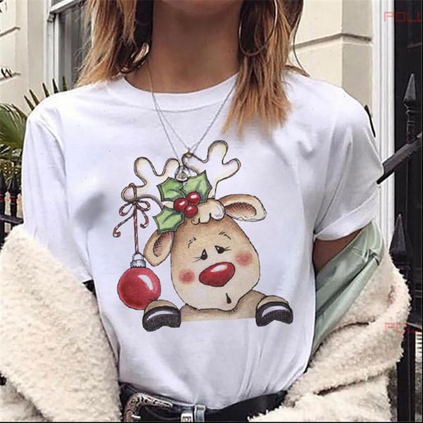 womens t shirts fashion kawaii christmas clothes cartoon reindeer print short sleeved casual soft basic tee drop, White
womens t shirts fashion kawaii christmas clothes cartoon reindeer print short sleeved casual soft basic tee drop, White