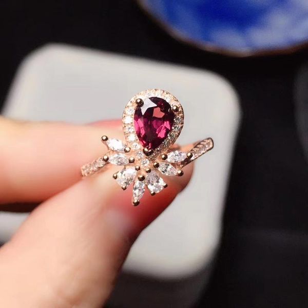 cluster rings colife jewelry fashion silver gemstone ring 5*7mm natural garnet 925 for daily wear, Golden;silver
cluster rings colife jewelry fashion silver gemstone ring 5*7mm natural garnet 925 for daily wear, Golden;silver