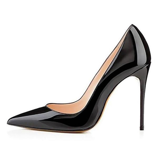 dress shoes women pumps brand black patent leather slip on 10cm thin high heels pointed toe office & career party shallow 2021
dress shoes women pumps brand black patent leather slip on 10cm thin high heels pointed toe office & career party shallow 2021