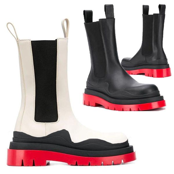 aaa++ white red soles bottega boot tire rubber-trimmed leather chelsea booties men platform chunky shoes lady knight high-boots women cowhid, Black
aaa++ white red soles bottega boot tire rubber-trimmed leather chelsea booties men platform chunky shoes lady knight high-boots women cowhid, Black
