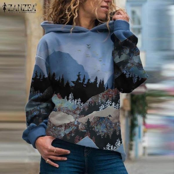 women's hoodies & sweatshirts stylish women's printed pullovers zanzea 2021 winter hooded puff sleeve female casual oversized tuni, Black
women's hoodies & sweatshirts stylish women's printed pullovers zanzea 2021 winter hooded puff sleeve female casual oversized tuni, Black