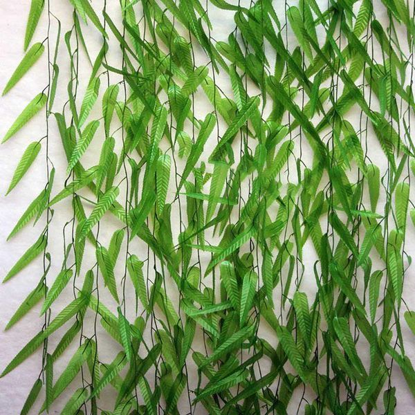decorative flowers & wreaths artificial willow leaf rattan plants green garland vine fake foliage home decoration
decorative flowers & wreaths artificial willow leaf rattan plants green garland vine fake foliage home decoration