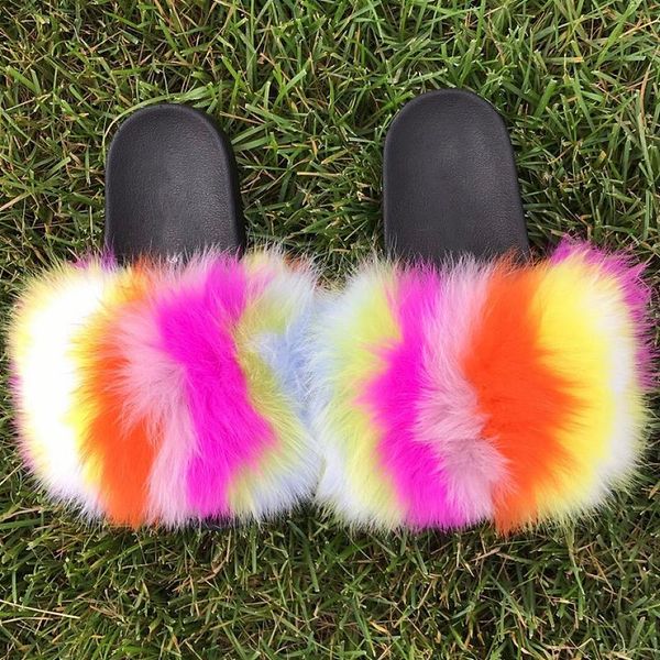 women summer fluffy fur slides female furry slippers ladies plush indoor fuzzy sandals amazing shoes wholesale outdoor, Black
women summer fluffy fur slides female furry slippers ladies plush indoor fuzzy sandals amazing shoes wholesale outdoor, Black