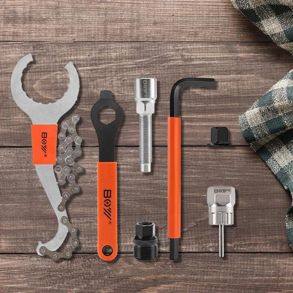 tools multifunctional bicycle repair tool kits chain breaker flywheel remover crank puller wrench mtb road bikes maintenance
tools multifunctional bicycle repair tool kits chain breaker flywheel remover crank puller wrench mtb road bikes maintenance