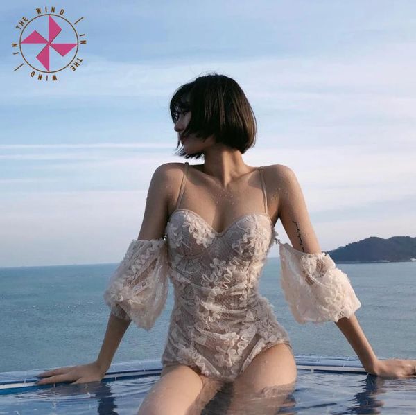 in the wind lace swimwear women solid push up swimsuit white monokini long sleeve pad bathing suit open back beach one-piece suits
in the wind lace swimwear women solid push up swimsuit white monokini long sleeve pad bathing suit open back beach one-piece suits