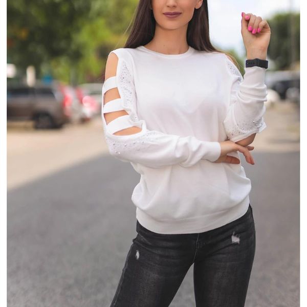 women's sweaters elegant sweater oversize knitted autumn spring pullover o-neck hollow diamond lady jumper long sleeve, White;black
women's sweaters elegant sweater oversize knitted autumn spring pullover o-neck hollow diamond lady jumper long sleeve, White;black
