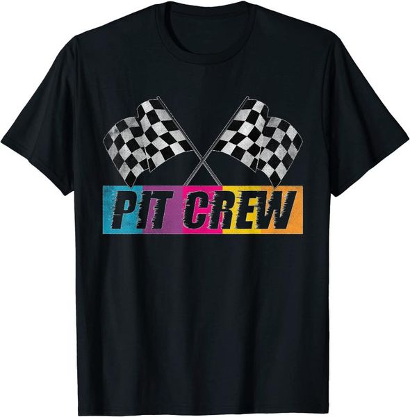 men's t-shirts pit crew race car party checkered flag racing gift t-shirt, White;black
men's t-shirts pit crew race car party checkered flag racing gift t-shirt, White;black