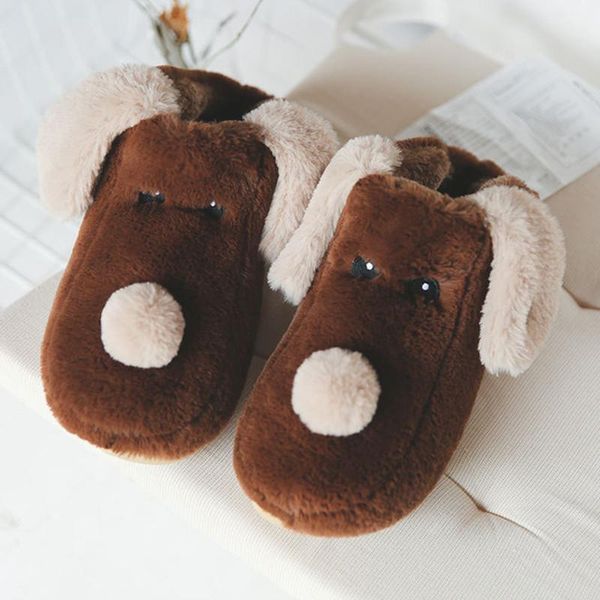 slippers winter cartoon dog household cotton a couple of three family home warm men and women non-slip children cute plush shoe, Black
slippers winter cartoon dog household cotton a couple of three family home warm men and women non-slip children cute plush shoe, Black