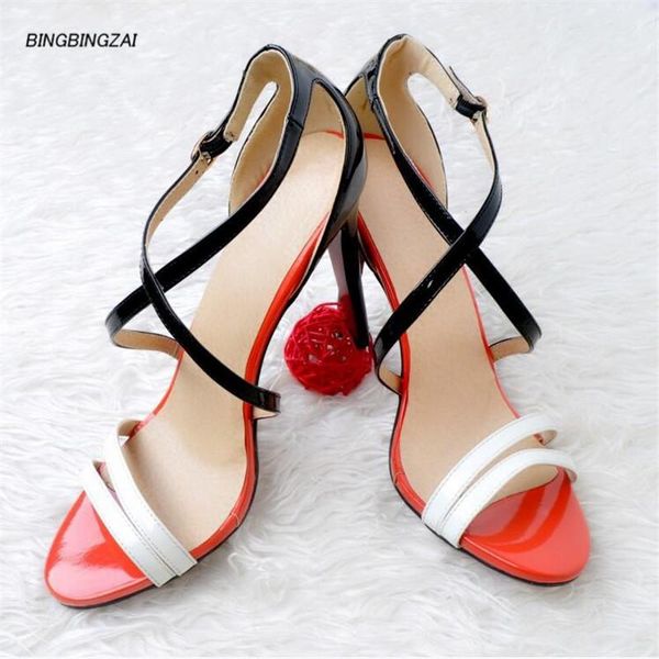 dress shoes bbzai superior quality ladies 11cm thin high-heels women sandals fashion show casual stage performance 3-16, Black
dress shoes bbzai superior quality ladies 11cm thin high-heels women sandals fashion show casual stage performance 3-16, Black