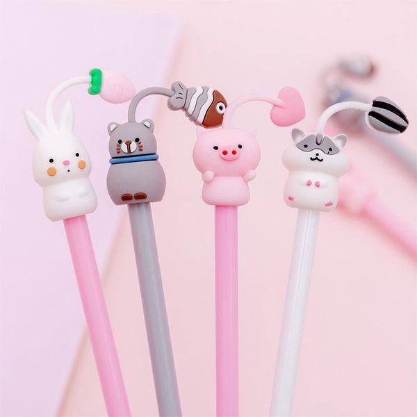 gel pens creative soft animal cat pen students charcoal black ink small fresh 0.38mm needle tube stationery office supplies
gel pens creative soft animal cat pen students charcoal black ink small fresh 0.38mm needle tube stationery office supplies