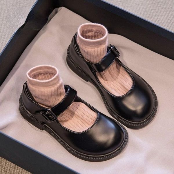 flat shoes girls princess autumn black small pu leather childrens soft sole student show single all-match, Black;grey
flat shoes girls princess autumn black small pu leather childrens soft sole student show single all-match, Black;grey