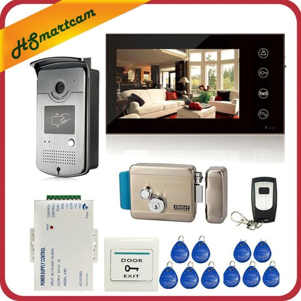 inch touch screen color video door phone intercom entry system 1 monitor+1 rfid access led camera + electric control lock phones
inch touch screen color video door phone intercom entry system 1 monitor+1 rfid access led camera + electric control lock phones