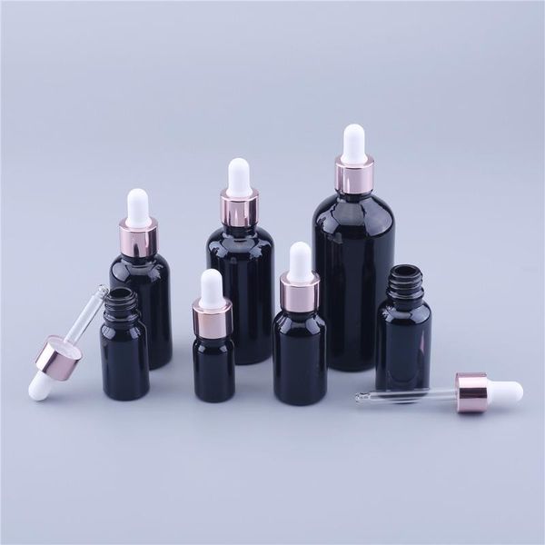 storage bottles & jars black dropper bottle with gold glass refillable for essential pipette container 10pcs
storage bottles & jars black dropper bottle with gold glass refillable for essential pipette container 10pcs
