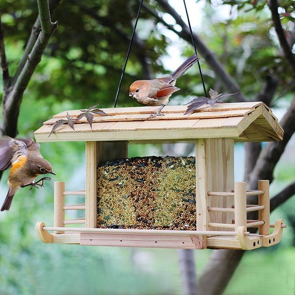outdoor bird feeder box supplies villa courtyard gardening decoration wooden containers cages
outdoor bird feeder box supplies villa courtyard gardening decoration wooden containers cages