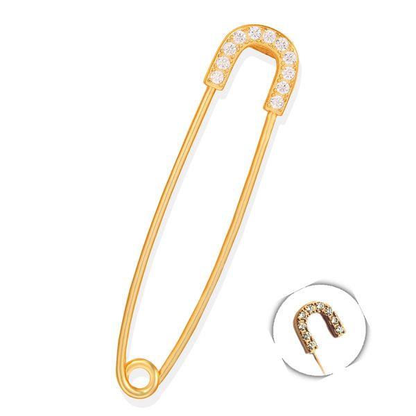925 sterling silver girl jewelry gold plated brooch safety punk earring womens brooches pins findings, Gray
925 sterling silver girl jewelry gold plated brooch safety punk earring womens brooches pins findings, Gray