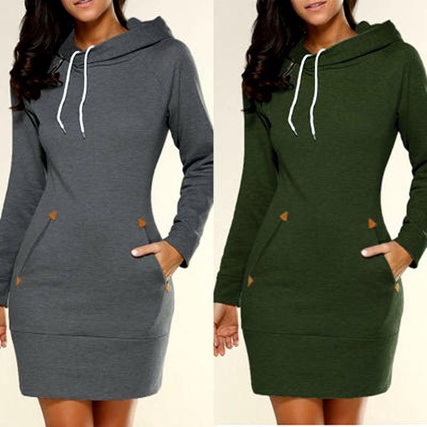 casual dresses oufisun autumn winter vintage women's dress 2021 package hip long sleeve hooded fashion pocket short vestidos, Black;gray
casual dresses oufisun autumn winter vintage women's dress 2021 package hip long sleeve hooded fashion pocket short vestidos, Black;gray