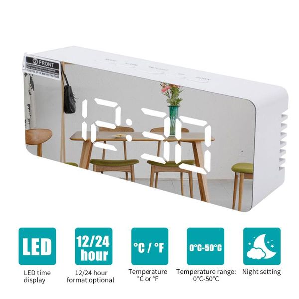 other clocks & accessories led mirror table clock temperature display bedroom decor kids snooze function home
other clocks & accessories led mirror table clock temperature display bedroom decor kids snooze function home