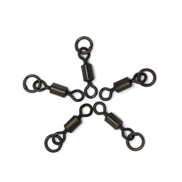 set carp fishing tackle kit accessories spiral sleeves 8-word swivel ring snaps (black)
set carp fishing tackle kit accessories spiral sleeves 8-word swivel ring snaps (black)
