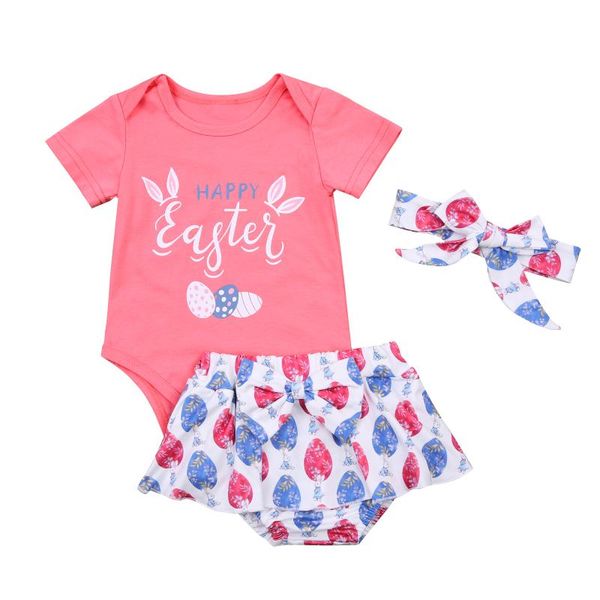 infant newborn baby egg print easter clothes set, girls short sleeve o-neck romper+shorts with ruffle+bow-knot headband, White
infant newborn baby egg print easter clothes set, girls short sleeve o-neck romper+shorts with ruffle+bow-knot headband, White