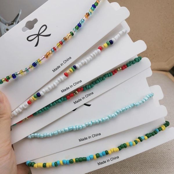 chokers simple seed beads strand necklace women string beaded short choker jewelry gift 1pc, Golden;silver
chokers simple seed beads strand necklace women string beaded short choker jewelry gift 1pc, Golden;silver