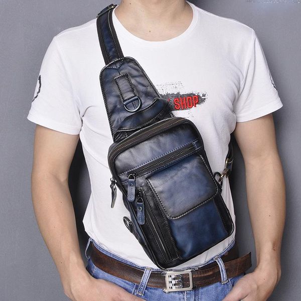 waist bags original men crazy horse leather fashion sling chest bag design travel triangle cross-body daypack 8" tablet tea male b574
waist bags original men crazy horse leather fashion sling chest bag design travel triangle cross-body daypack 8" tablet tea male b574
