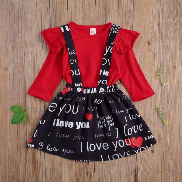 clothing sets 2 pcs infant casual outfits baby girl sleeve round neck pullover letter print suspender skirt toddler clothes, White
clothing sets 2 pcs infant casual outfits baby girl sleeve round neck pullover letter print suspender skirt toddler clothes, White