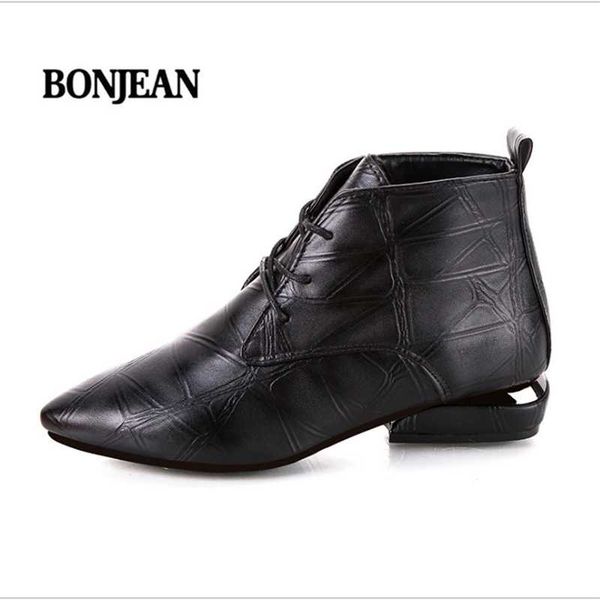 boots women pu leather ankle pointed toe lace up autumn ladies fashion thick low heel female classic black red casual shoes
boots women pu leather ankle pointed toe lace up autumn ladies fashion thick low heel female classic black red casual shoes