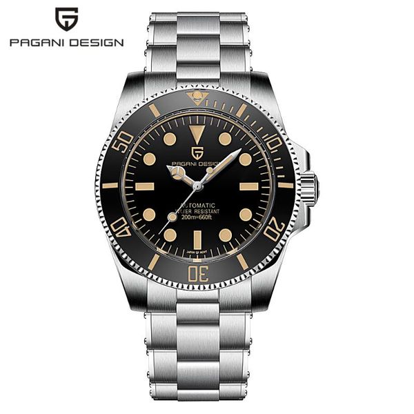 wristwatches pagani design diver watch classic retro luxury sapphire crystal nh35 men automatic mechanical watches 20bar waterproof luminous, Slivery;brown
wristwatches pagani design diver watch classic retro luxury sapphire crystal nh35 men automatic mechanical watches 20bar waterproof luminous, Slivery;brown