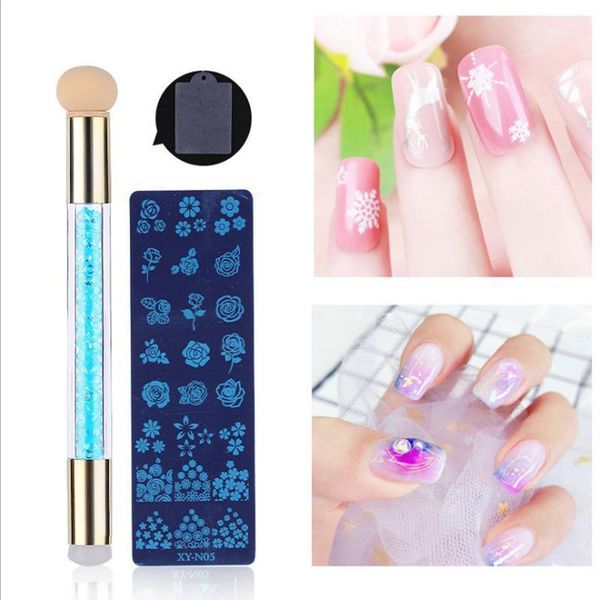 nail stamping plates set silicone sponge brush polish transfer stencils flower geometry diy template for tool art kits1
nail stamping plates set silicone sponge brush polish transfer stencils flower geometry diy template for tool art kits1