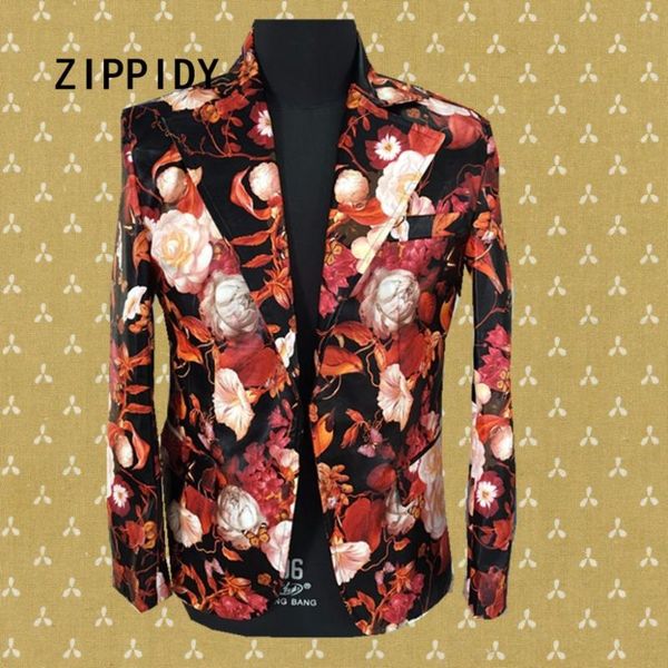 men's suits & blazers fashion printed 4 style floral suit jacket nightclub male singer dj blazer costumes luxury slim stage prom show w, White;black
men's suits & blazers fashion printed 4 style floral suit jacket nightclub male singer dj blazer costumes luxury slim stage prom show w, White;black