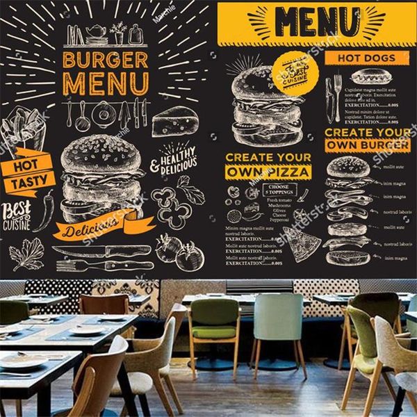wallpapers custom size hand-paint blackboard burger po wall paper fast food restaurant industrial decor 3d mural self-adhesive wallpaper
wallpapers custom size hand-paint blackboard burger po wall paper fast food restaurant industrial decor 3d mural self-adhesive wallpaper