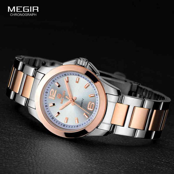 megir simple steel quartz wrist watches for women minimalism analogue watch woman clock hour waterproof relogios 5006l-7n0, Silver
megir simple steel quartz wrist watches for women minimalism analogue watch woman clock hour waterproof relogios 5006l-7n0, Silver