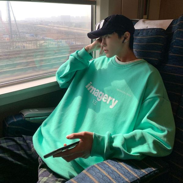 spring and autumn round neck sweater men's loose jacket korean style handsome student tide ins printing casual all-match hoodies & swea, Black
spring and autumn round neck sweater men's loose jacket korean style handsome student tide ins printing casual all-match hoodies & swea, Black