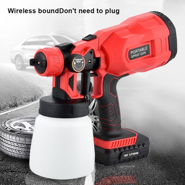 electric paint sprayer cordless painting tool 2000mah 18v with 3 patterns adjustable flow spraying easy and clean professional spray guns
electric paint sprayer cordless painting tool 2000mah 18v with 3 patterns adjustable flow spraying easy and clean professional spray guns