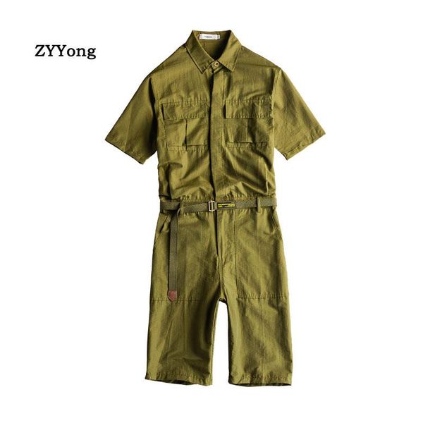 zyyong men cargo overalls punk style hip-hop pockets pants loose solid short sleeve rompers shorts jumpsuit streetwear men's, White;black
zyyong men cargo overalls punk style hip-hop pockets pants loose solid short sleeve rompers shorts jumpsuit streetwear men's, White;black