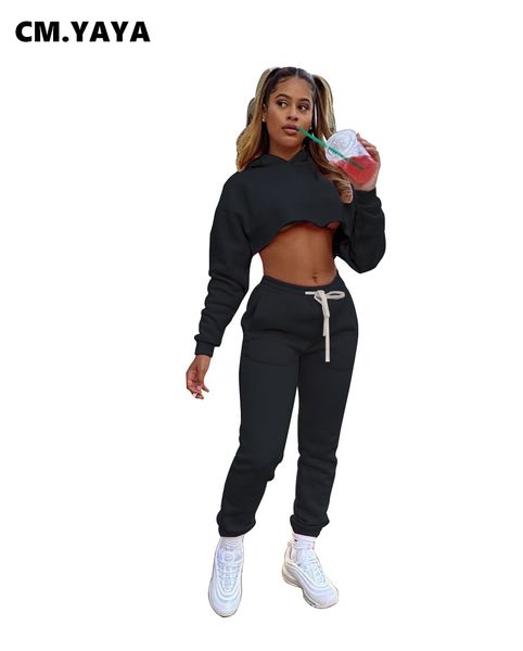 activewear solid sweatshirt fleece womens set hooded crop jogger pants set trasuit fitness two piece set outfitsby air, White
activewear solid sweatshirt fleece womens set hooded crop jogger pants set trasuit fitness two piece set outfitsby air, White