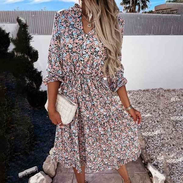vintage floral print maxi dresses for women summer long sleeve v-neck ruffles ladies spring casual party dress vestidos, Black;gray
vintage floral print maxi dresses for women summer long sleeve v-neck ruffles ladies spring casual party dress vestidos, Black;gray